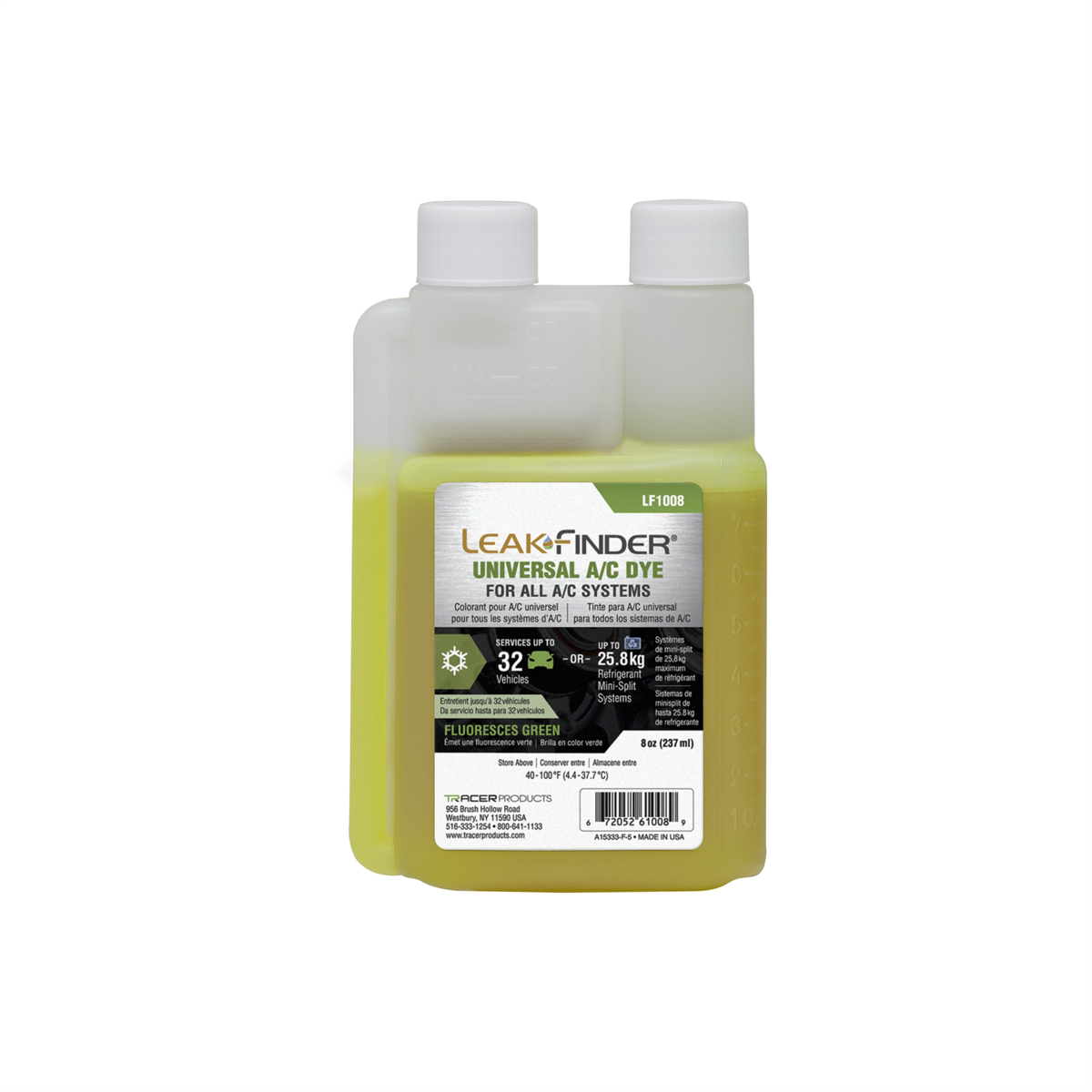 Tracer Products LEAKFINDER 8-OZ. BOTTLE UNIVERSAL A/C DYE