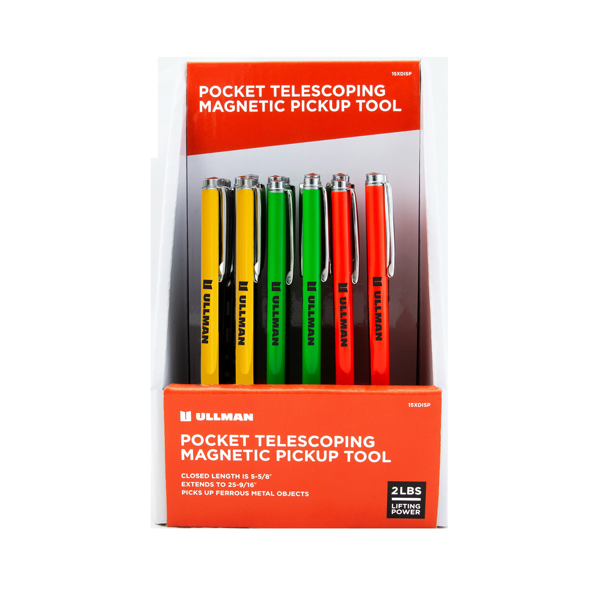 Ullman Devices Corp. Multicolor Pocket Magnetic Pick Up Tool Display
