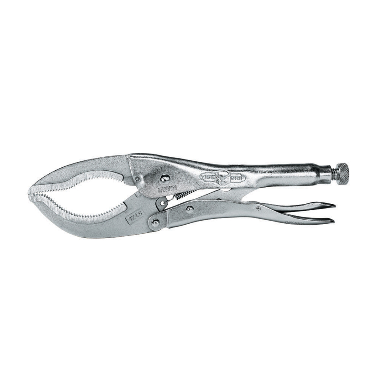 Vise Grip 12L3 - 12 Inch Metal Handle Large Curved Jaws Large Locking Pliers