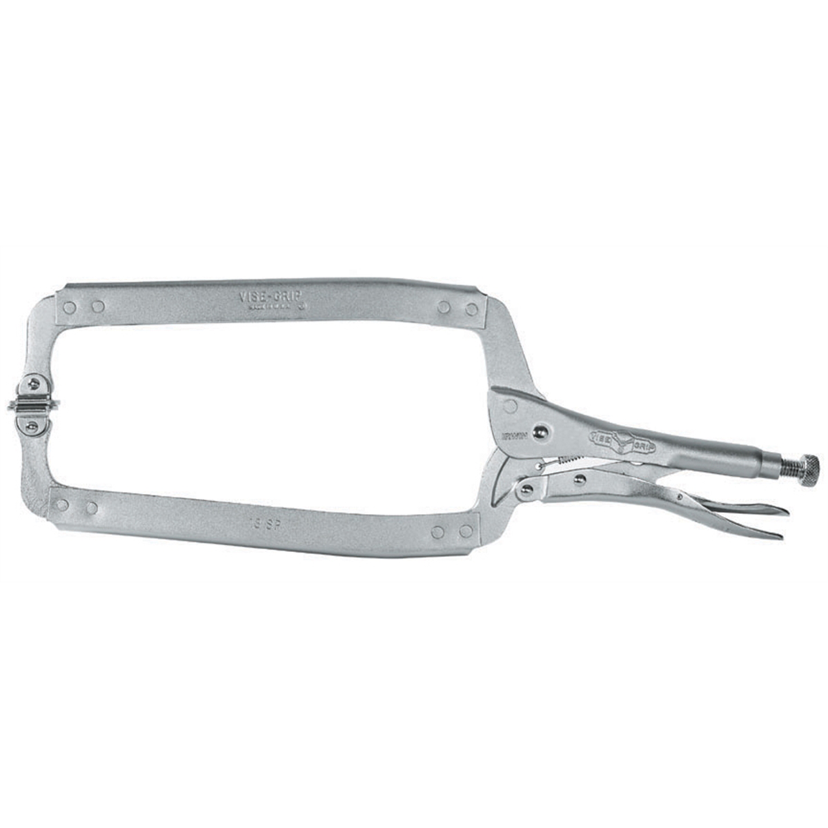 Vise Grip 18SP - 8 Inch Swivel Pads Long Reach C-Jaws Locking Clamp