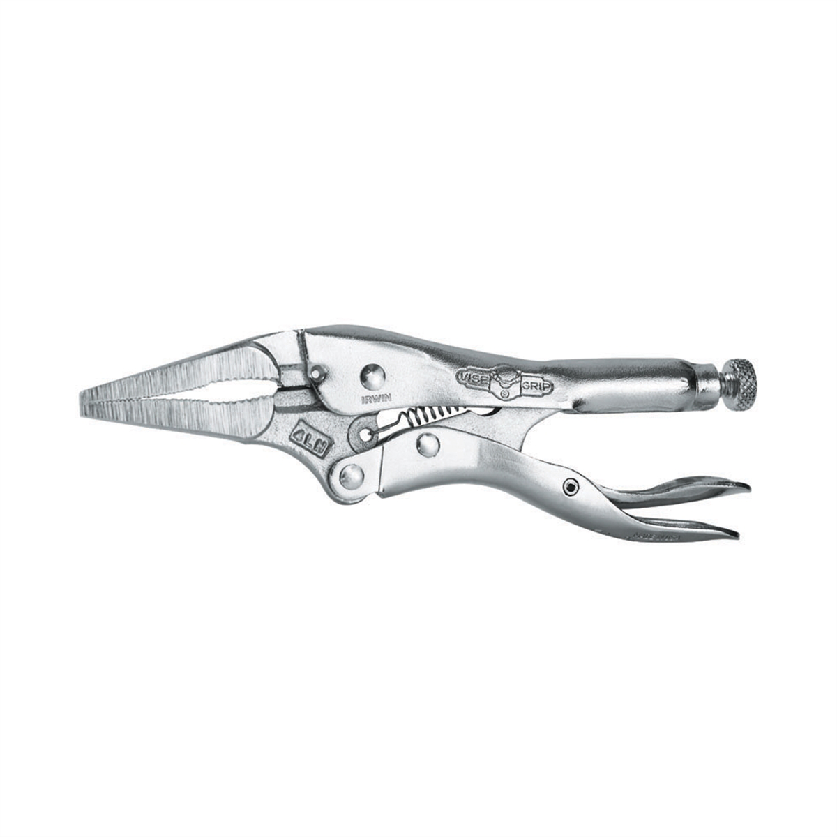 Vise Grip 4LN - 4 Inch Metal Handle Long Nose Jaws Locking Pliers