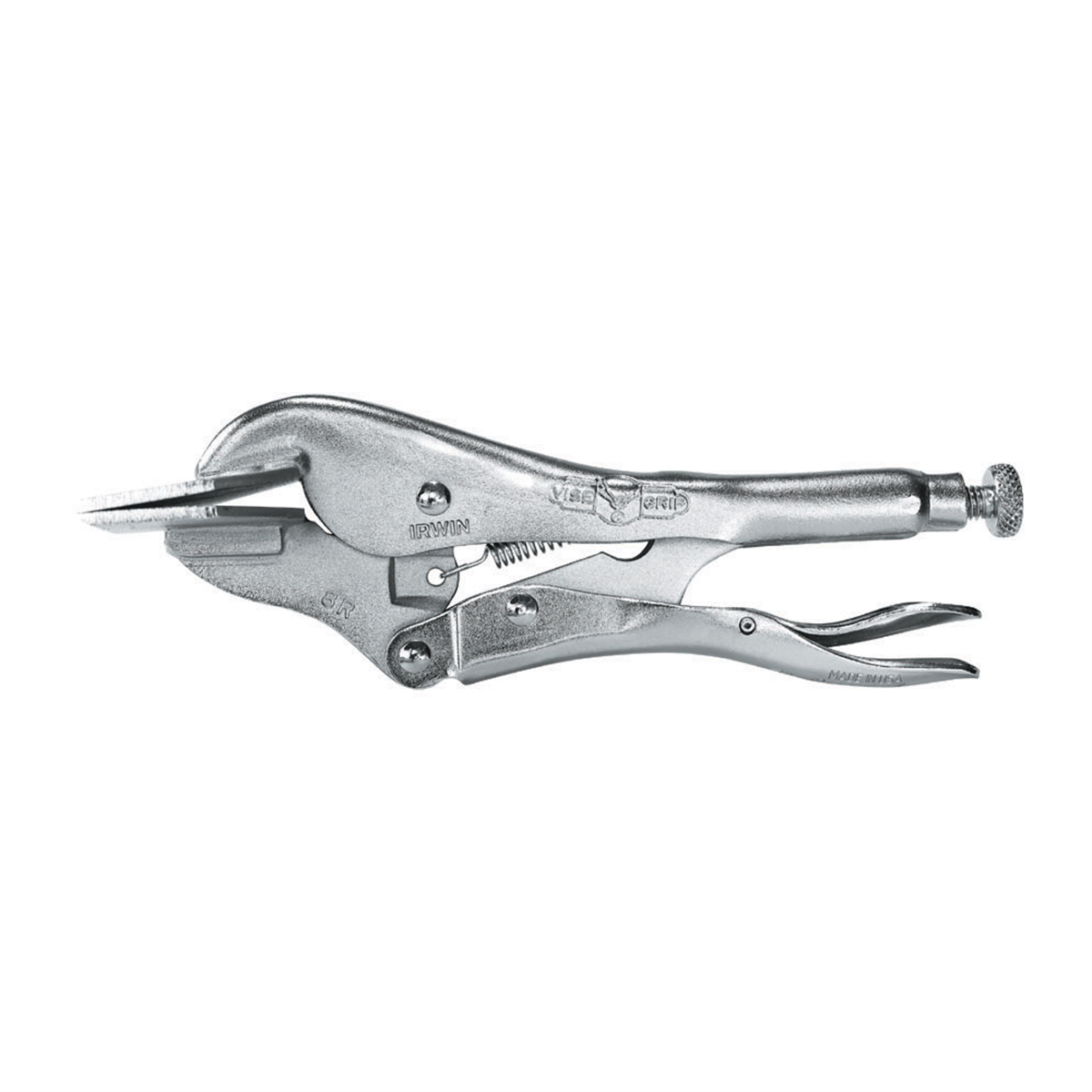 Vise Grip 8R - 3-1/8 Inch Fixed Pads Sheet Metal Jaws Locking Clamp