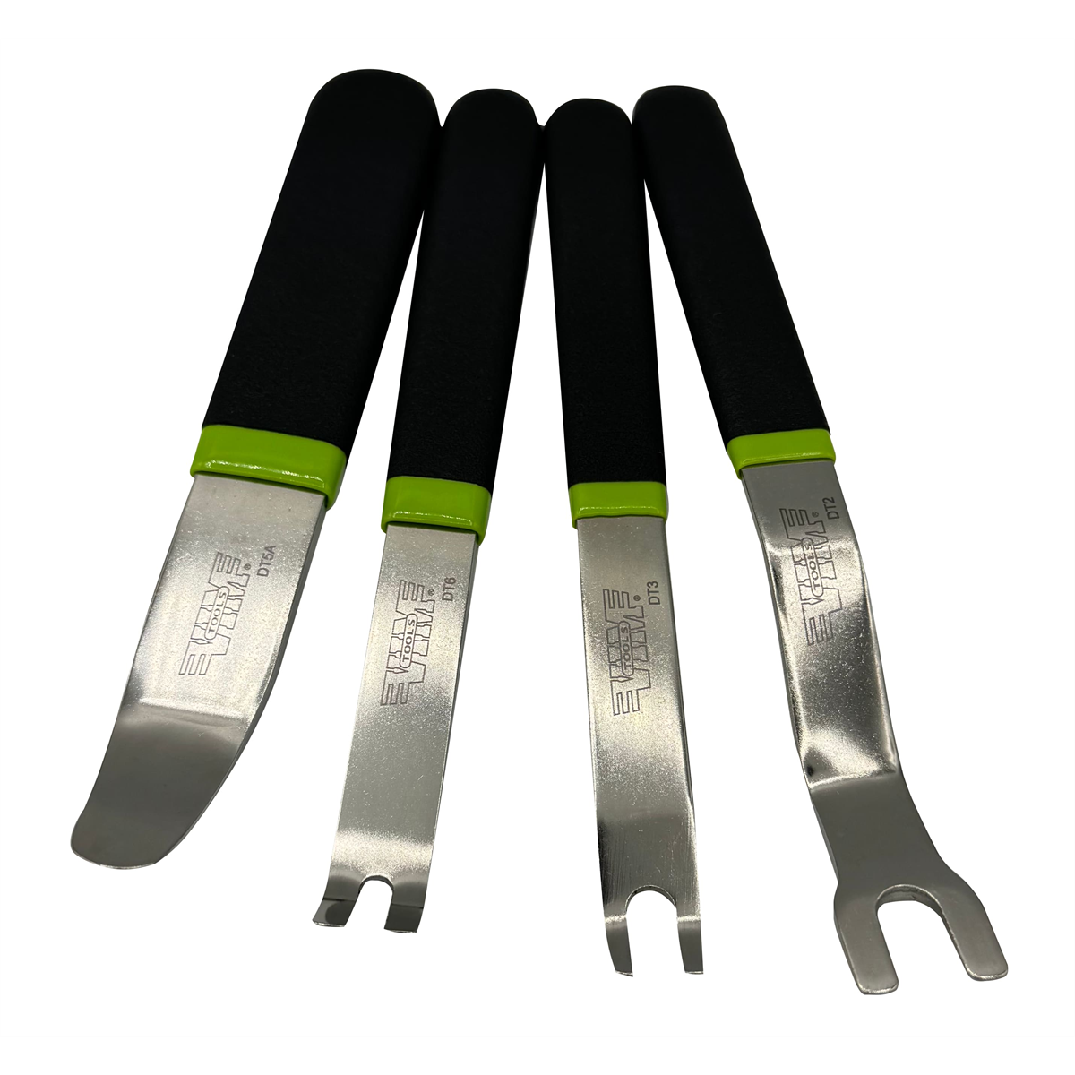 VIM Tools Door And Trim Tool Set, Stainless, 4 Piece Set, Dipped Handles