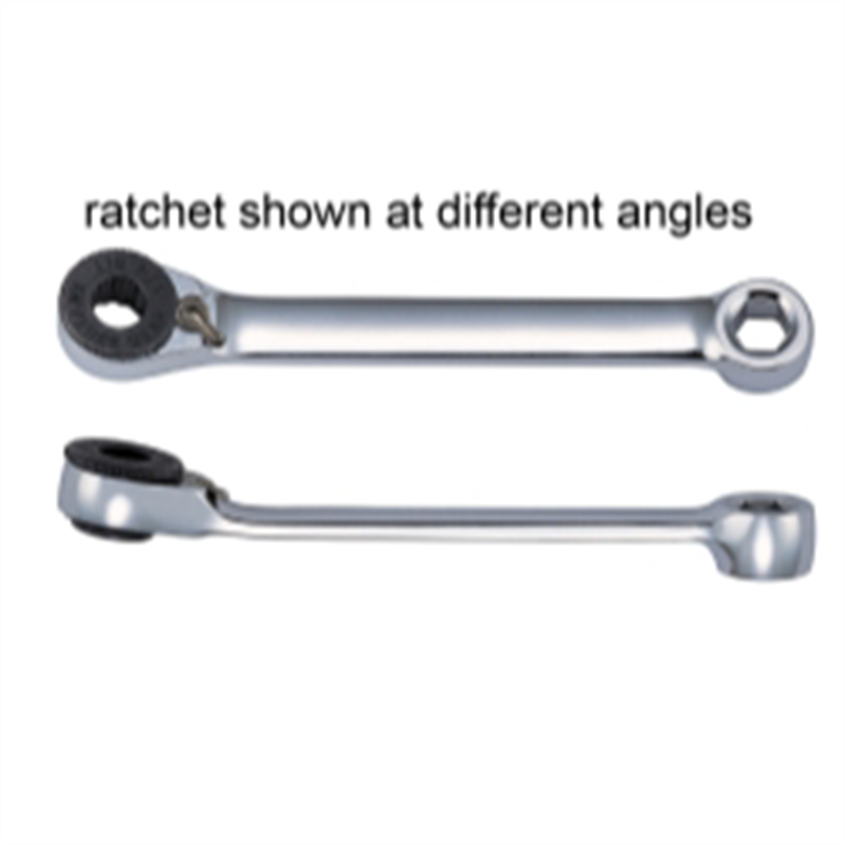 VIM Tools Hex Bit Ratchet, 1/4 Inch Hex Drive Both Ends