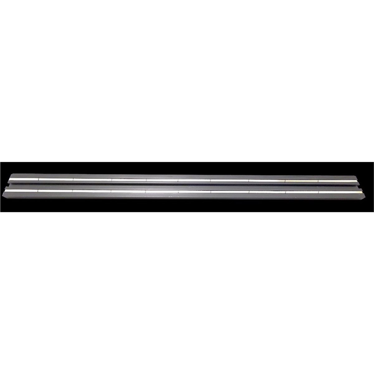 VIM Tools 24 Inch Black Magrail with Lift Ring, No Studs Supplied, Clear Tube Packaged