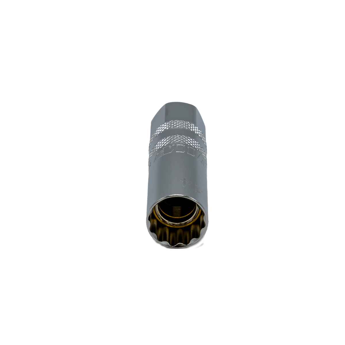 VIM Tools 14MM 12PT MAGNETIC THIN WALL SPRING-LOADED UJ SPARK PLUG SOCKET - 3/8'' DR.