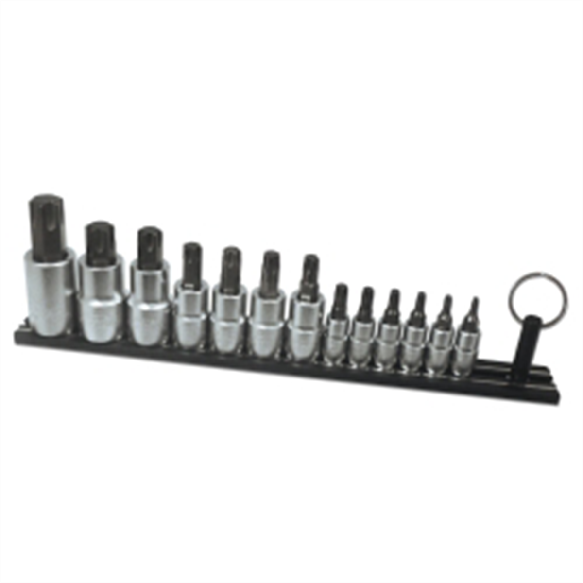 VIM Tools Elite 13 Piece TORX Set, T10 Thru T70, Package On A Black Magrail