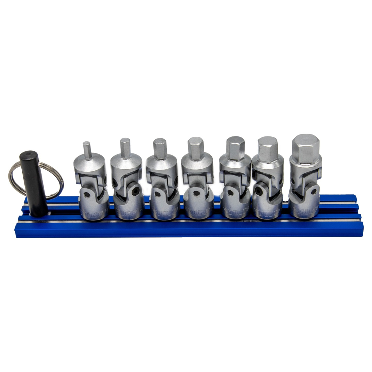 VIM Tools Universal Joint Stubby Metric Hex Driver Set, 7 Piece 3 mm Thru 10 mm