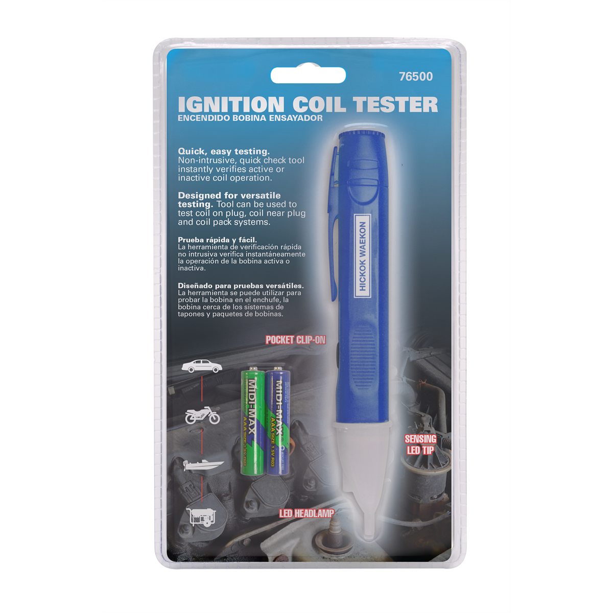 Waekon Industries 76500 Ignition Coil Tester