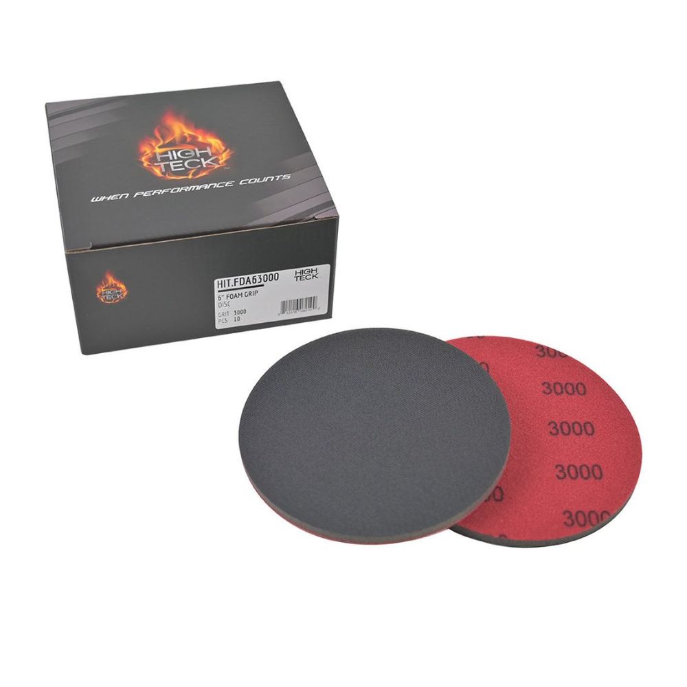 High Teck Products (10) FDA 6" 3000G FOAM DISC